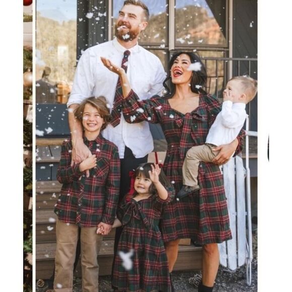 NWT Ivy City Co. MARGO SHORT DRESS IN GREEN PLAID sz 5X - Picture 11 of 14